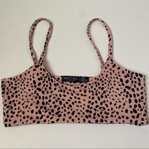 Nasty Gal bandeau bikini top